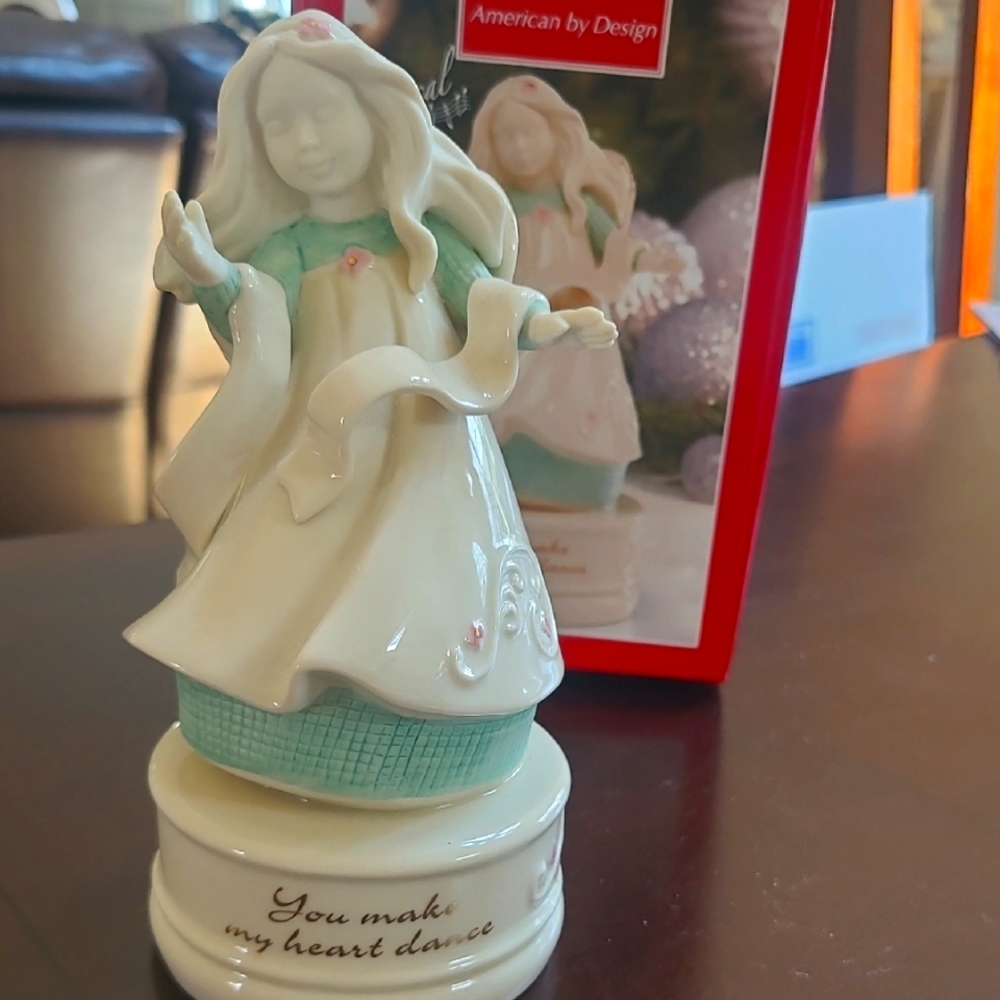 Lenox Musial Angel Figurine "American by Design" Collectible